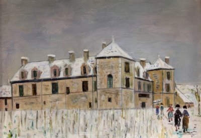 Zámek Clos Vougeot od Maurice Utrillo
