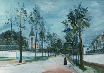 Předměstská ulice od Maurice Utrillo