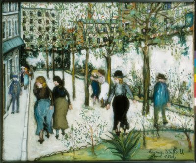 Domy ve Villejuif od Maurice Utrillo