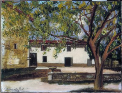 Dvůr farmy v Limas od Maurice Utrillo