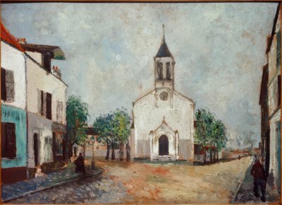 Kostel ve Villanteuse od Maurice Utrillo