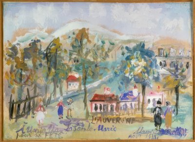 Auvergne, La Sainte-Marie od Maurice Utrillo