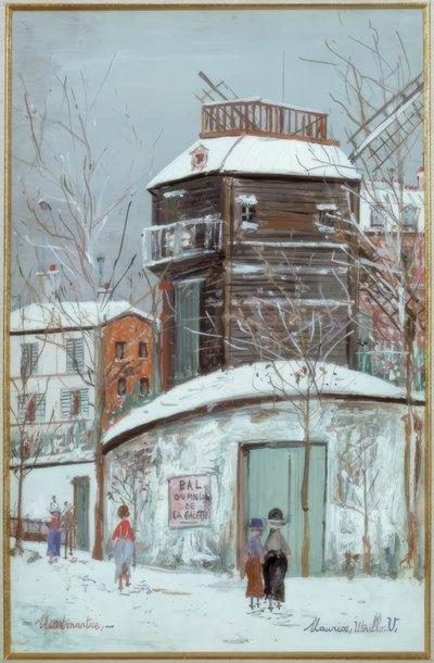 Mlýn na Galette od Maurice Utrillo