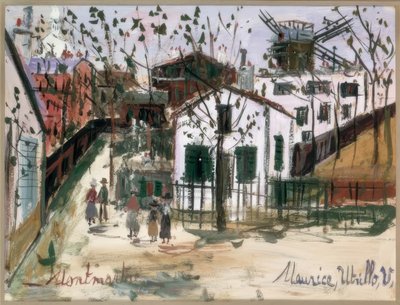 Montmartre od Maurice Utrillo