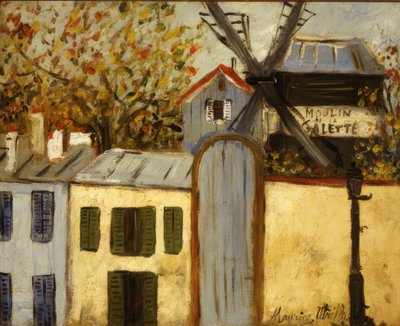 Mlýn na Galette od Maurice Utrillo