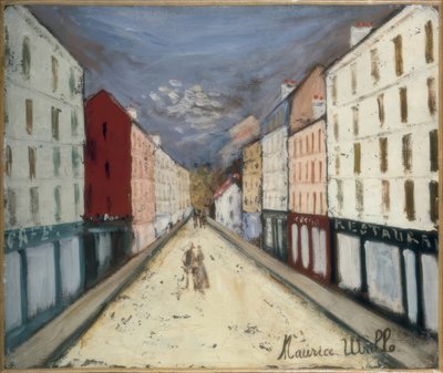Pařížská ulice od Maurice Utrillo