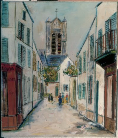 Pařížská ulice od Maurice Utrillo