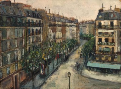 Ulice Custine v Monmartre od Maurice Utrillo