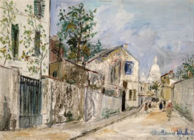 Ulice Abreuvoir od Maurice Utrillo