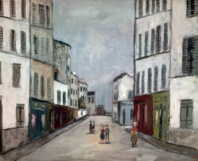 Rue du Mont-Cenis von Maurice Utrillo