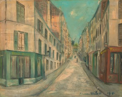 Ulice v Paříži od Maurice Utrillo