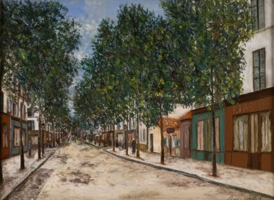 Silnice do Puteaux od Maurice Utrillo