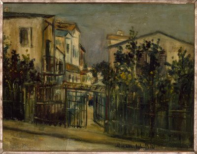 Scéna z ulice Montmartre od Maurice Utrillo