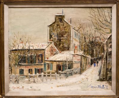 Agilní králičí kabaret v Monmartre od Maurice Utrillo