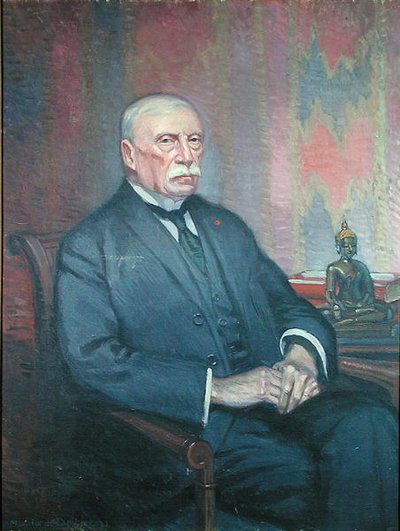 Auguste Pavie (1847-1925) (olej na plátně) od Maurice Walter Edmond de Lambert
