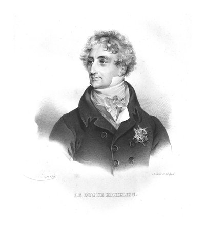 Armand-Emmanuel de Vignerot du Plessis, 20. léta 19. století od Maurin