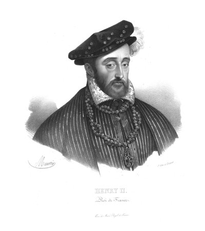 Jindřich II., francouzský král, 20. léta 19. století od Maurin