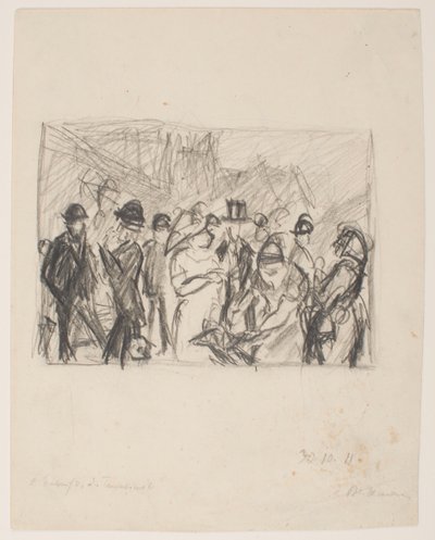 2 [Druhá] Skica pro Tauentzienstrasse od Max Beckmann