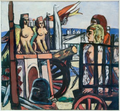 Odstranění sfing od Max Beckmann