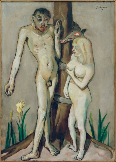 Adam a Eva od Max Beckmann