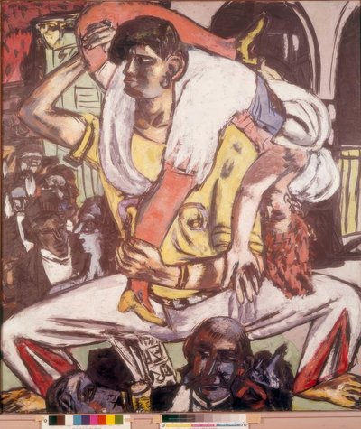 Apachentanz od Max Beckmann