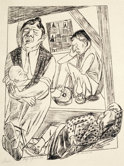 V noci od Max Beckmann