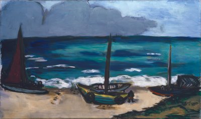 Bouřka se blíží k moři od Max Beckmann
