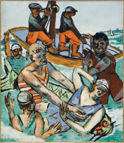 Koupel v srpnu od Max Beckmann