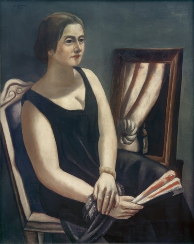 Portrét Minny Beckmann-Tube od Max Beckmann