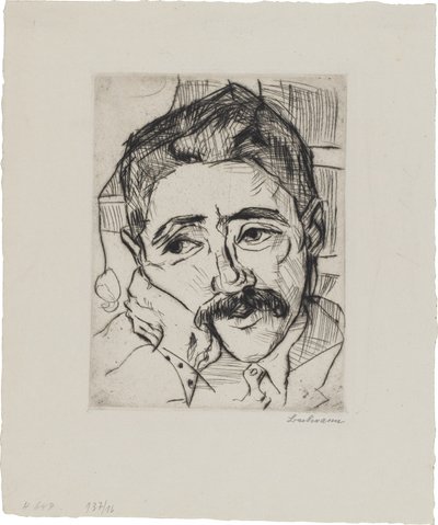 Portrét Waltera Carla (1884-1956) od Max Beckmann