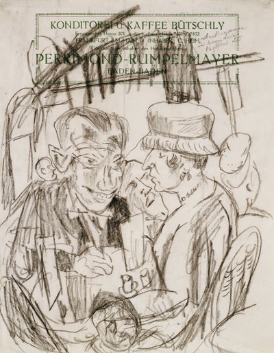 Cafe Life; Cafehausszene od Max Beckmann