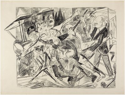 Mučednictví od Max Beckmann
