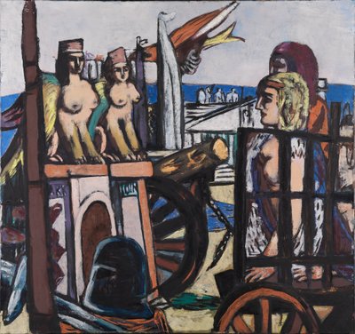 Odvoz sfing od Max Beckmann