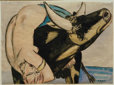 Loupež Evropy od Max Beckmann