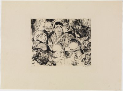 Vyhlášení války od Max Beckmann