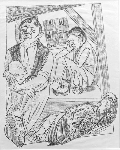Noc od Max Beckmann