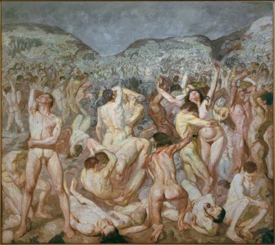 Válka od Max Beckmann
