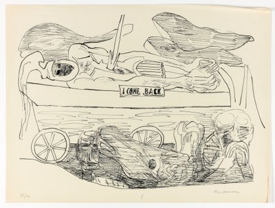 Dream of War, deska 10 z Day and Dream od Max Beckmann