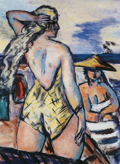 Dívky u moře od Max Beckmann