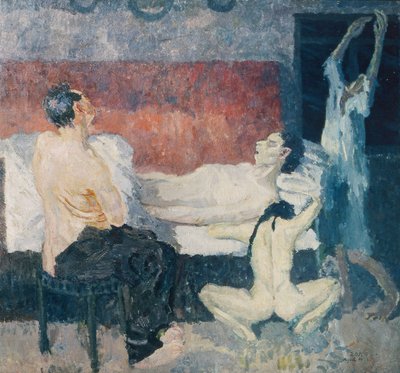 Velká scéna agónie od Max Beckmann