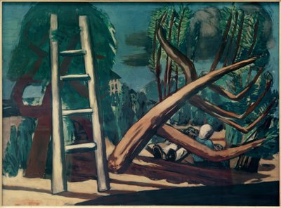 Velká bouřková krajina od Max Beckmann