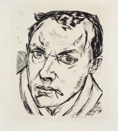 Velký autoportrét od Max Beckmann