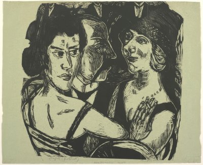 Skupinový portrét, Eden Bar od Max Beckmann