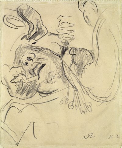 Pacient po operaci hlavy od Max Beckmann