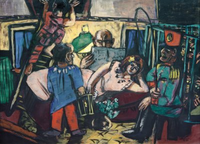 Jsem Artistenwagen od Max Beckmann