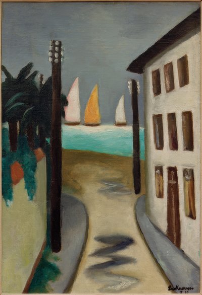 Malá krajina. Viareggio od Max Beckmann