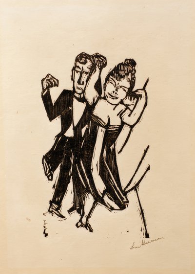 Malý taneční pár od Max Beckmann