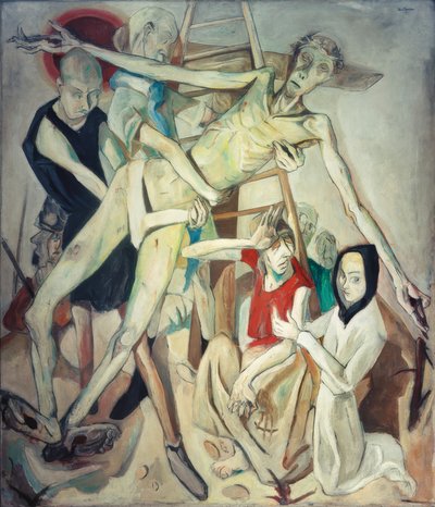 Kreuzabnahme od Max Beckmann