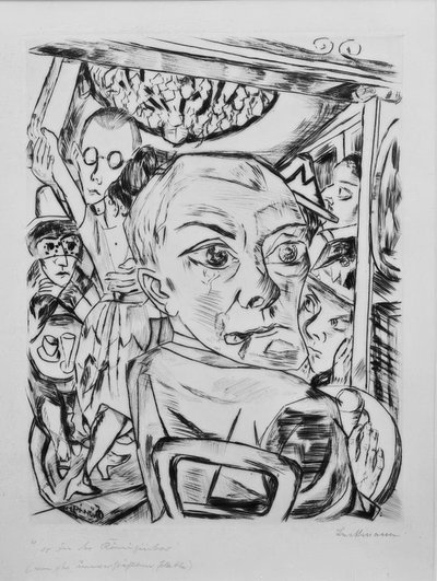 Queen bar od Max Beckmann