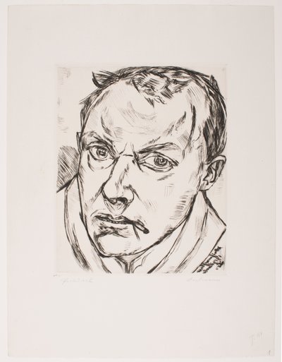 Velký autoportrét od Max Beckmann